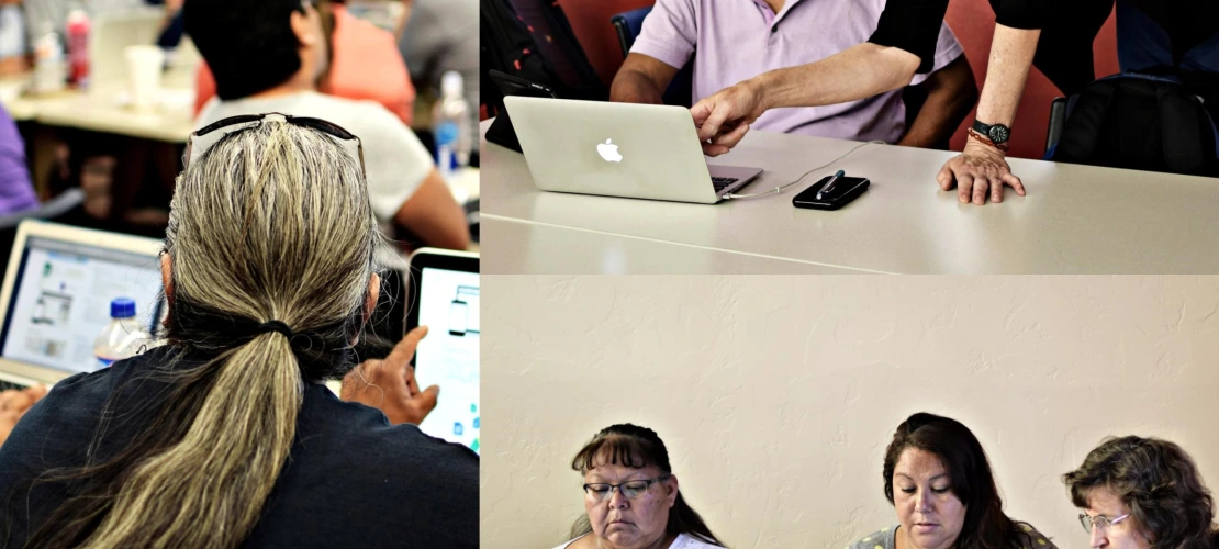 Collage of Google Earth Workshop 2