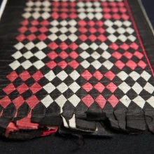 Myaamia Ribbonwork, mitemhsa ataahsema. Woman's Leggings. National Museum of the American Indian, Smithsonian Institution.